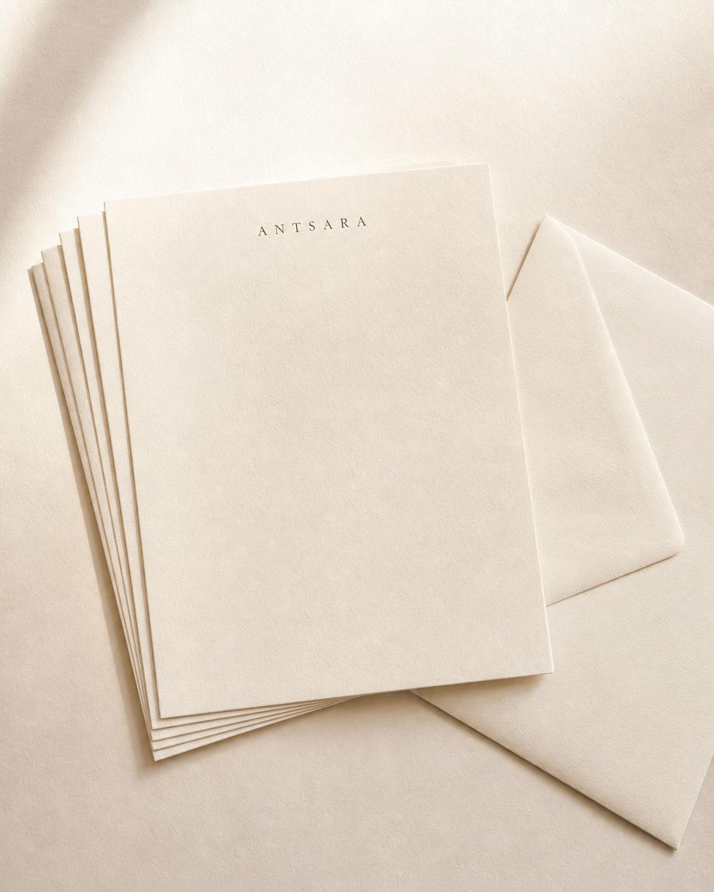 Writing Paper Set — Cream